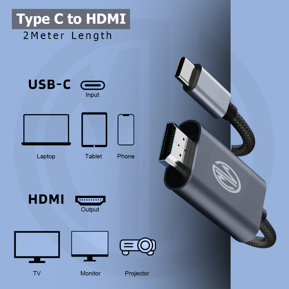 USB-C to HDMI cable
