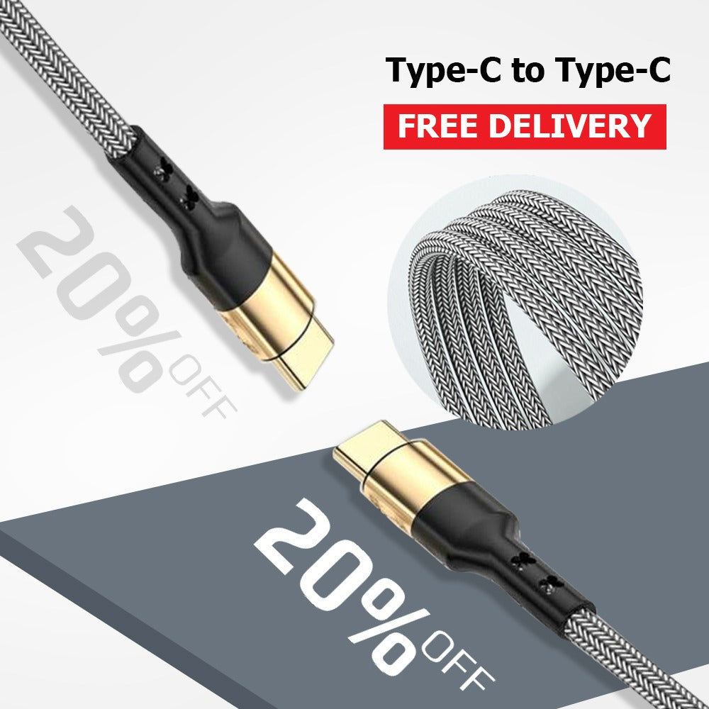 Type C to Type C Cable 60W