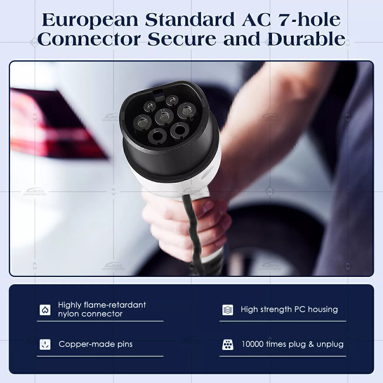 Electric Vehicle Car Charger Portable 13A