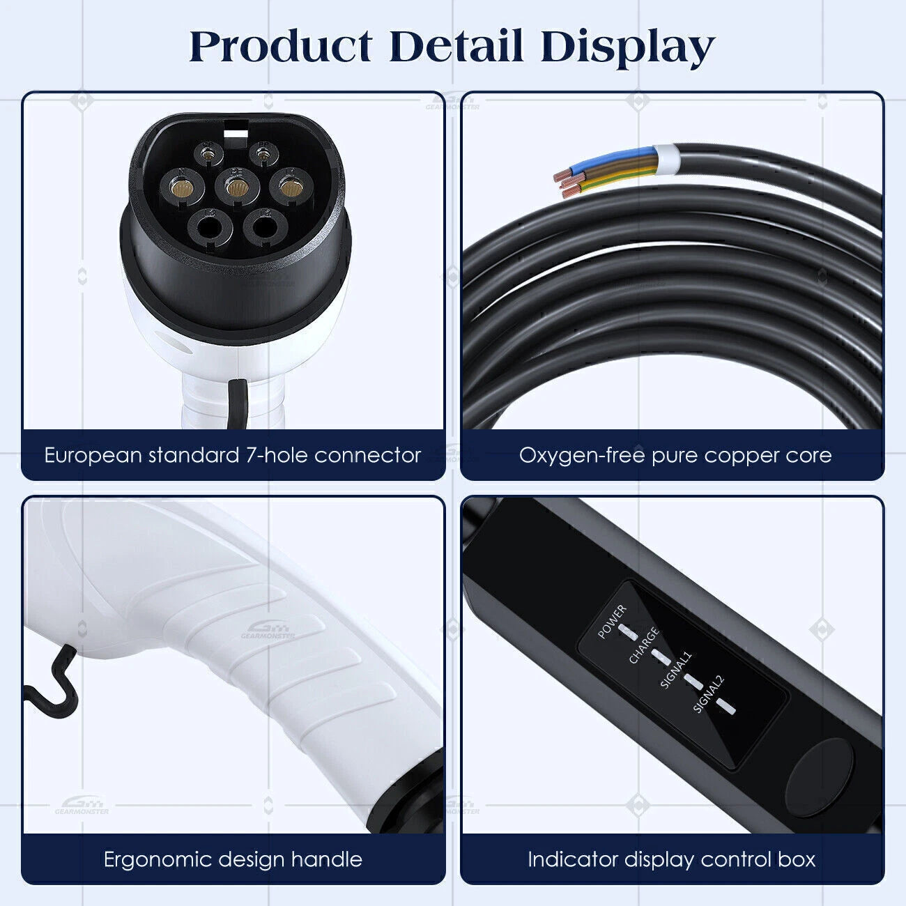 Electric Vehicle Car Charger Portable 13A