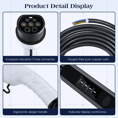 Electric Vehicle Car Charger Portable 13A